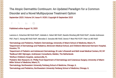 The Atopic Dermatitis Continuum: An Updated Paradigm for a Common ...