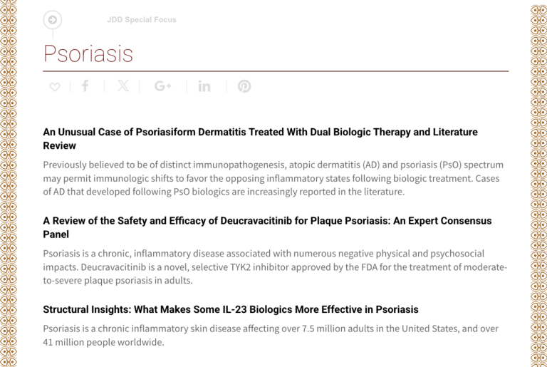 Journal of Drugs in Dermatology JDD Article About From the Vault: Taking A Look At Psoriatic Arthritis