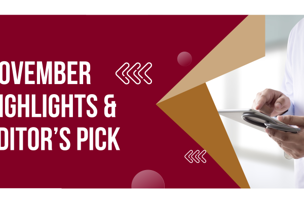 Journal of Drugs in Dermatology JDD Editor’s Pick, featuring November articles which is our aesthetics treatment focused issue.